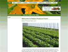 Tablet Screenshot of nabersproducefarm.com